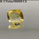 9.17cts Natural yellow saphire (pukhraj) Gemstone Lab Certified