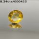 8.34ctsNatural yellow saphire (pukhraj) Gemstone Lab Certified