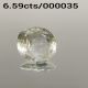 6.59cts Certified  Natural White Sapphire(Safed Pukhra)Gemstone