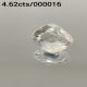 4.62cts Certified  Natural White Sapphire(Safed Pukhra)Gemstone
