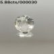 5.88cts Certified  Natural White Sapphire(Safed Pukhra)Gemstone