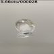 5.66cts Certified  Natural White Sapphire(Safed Pukhra)Gemstone