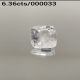 6.36cts Certified  Natural White Sapphire(Safed Pukhra)Gemstone