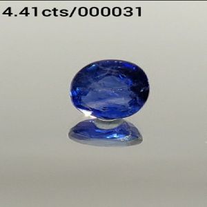 4.41cts BLUE SAPPHIRE (NEELAM / NILAM STONE, Certified Gemstone)