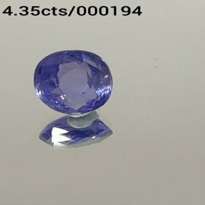 4.35cts BLUE SAPPHIRE (NEELAM / NILAM STONE, Certified Gemstone)