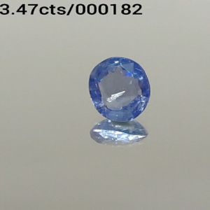 3.47cts BLUE SAPPHIRE (NEELAM / NILAM STONE, Certified Gemstone)