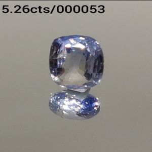 5.26ct BLUE SAPPHIRE (NEELAM / NILAM STONE, Certified Gemstone)