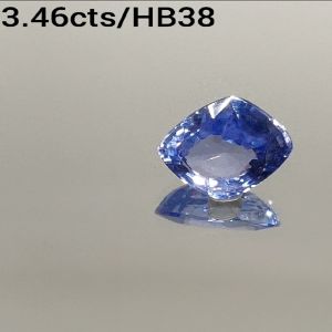 3.46ctsBLUE SAPPHIRE (NEELAM / NILAM STONE, Certified Gemstone)