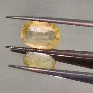 5.60cts#Natural yellow saphire#pukhraj#Gemstone#Lab Certified#
